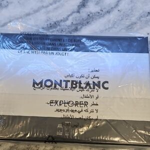 Montblanc Explorerbplatinum Black and Silver Packaging